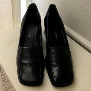Vintage Black Emporio Armani Leather Loafers